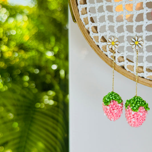 Strawberry 18k Gold Earrings
